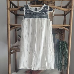 Lucky Brand Black and White Sleeveless Sundress